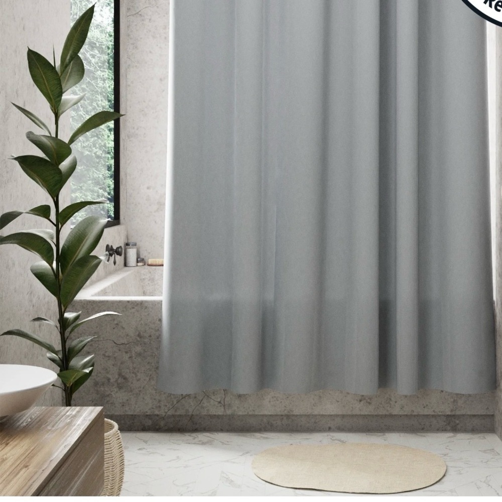 Better Homes And Gardens Classic Gray Shower Curtain